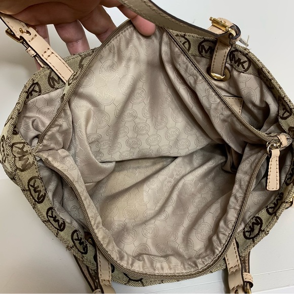 Michael Kors Jet Set EW Signature Tote Monogram Jacquard - Picture 8 of 8